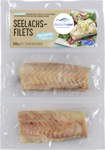 Deutsche See Seelachs-Filets 250 g